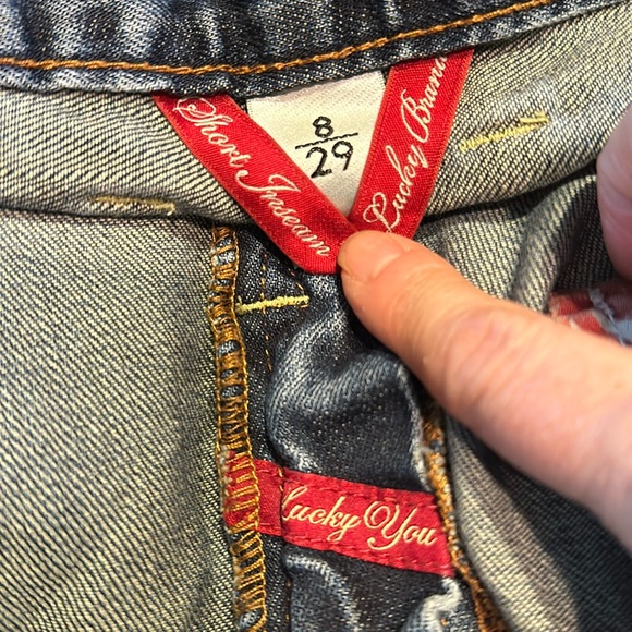 Lucky Brand Lola Boot Short Inseam Medium Washed Denim Jeans - Picture 9 of 9